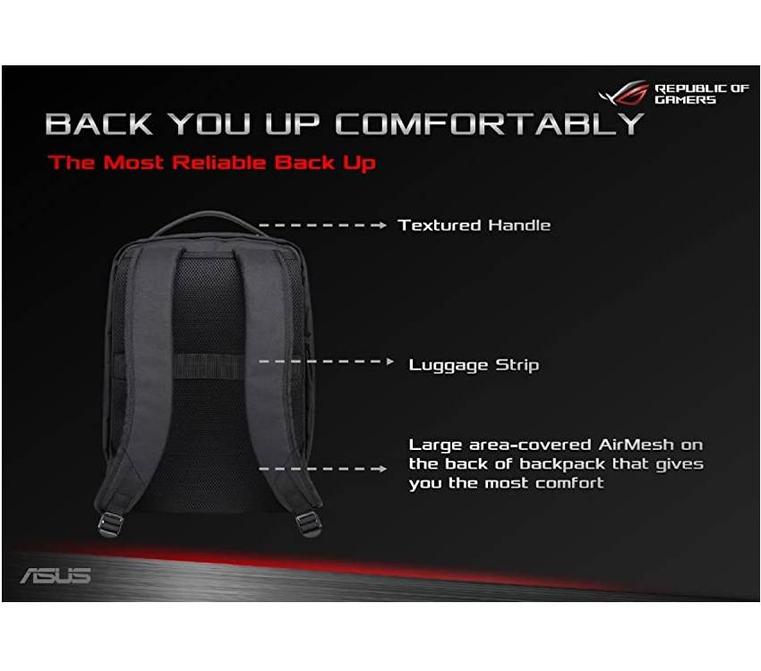 Asus Rog Bp1501 Gaming Laptop Backpack 16inch Asus Backpack