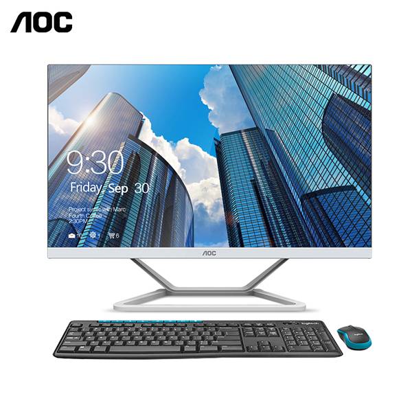 Aoc 722 All In One Computer 23 8 Inch Desktop Host Full Set Of Business Office Home