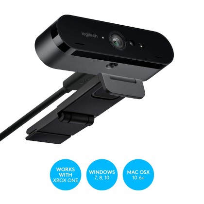Logitech C1000E HD 4K Camera Live Beauty Conference Online Class With Microphone